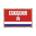 Türkische Städte PosterSchild