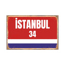 Türkische Städte PosterSchild