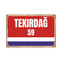 Türkische Städte PosterSchild