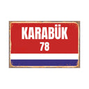 Türkische Städte PosterSchild