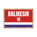 Türkische Städte PosterSchild