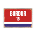 Türkische Städte PosterSchild