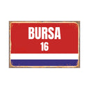 Türkische Städte PosterSchild