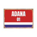 Turkish Cities Poster Sign