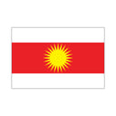 Yezidische Flagge - PosterSchild