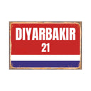 Türkische Städte PosterSchild