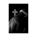 2pac - jesus cross PosterSchild
