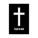 Trust in God - Kreuz PosterSchild