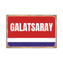 „Galatasaray" Retro Wandschild