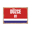 Türkische Städte PosterSchild