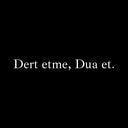 "Dert etme, Dua et." - Autosticker