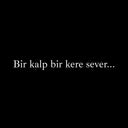 "Bir kalp bir kere sever..." - Autosticker