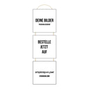 3 Teiliges Posterschild Personalisiert