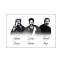 Ahmet Kaya, Yilmaz Güney &amp; Deniz Gezmis - wall plaque